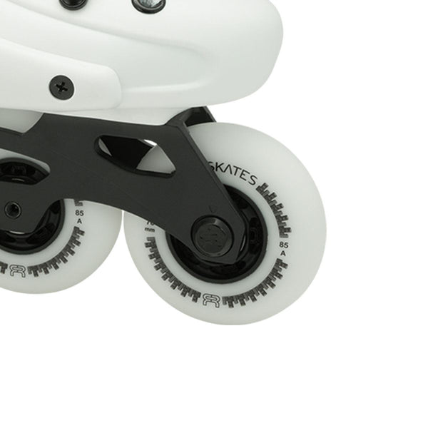 FR J CLUB Adjustable In-Line Skates - White