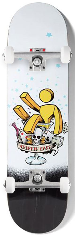Girl Man's Ruin Griffin Gass Twin Tip x Venom Custom Complete Skateboard - 8.25