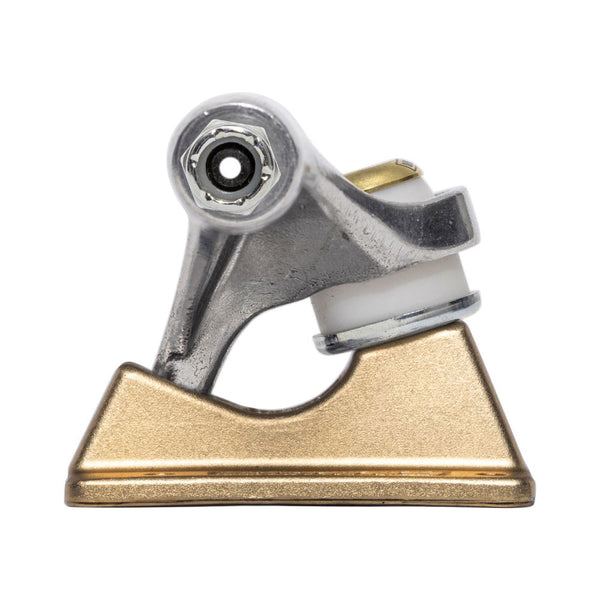Slappy ST1 Inverted Hollow Lights / Ultra Low Kingpin Polished / Gold / Gold Skateboard Trucks - 8 (5.25