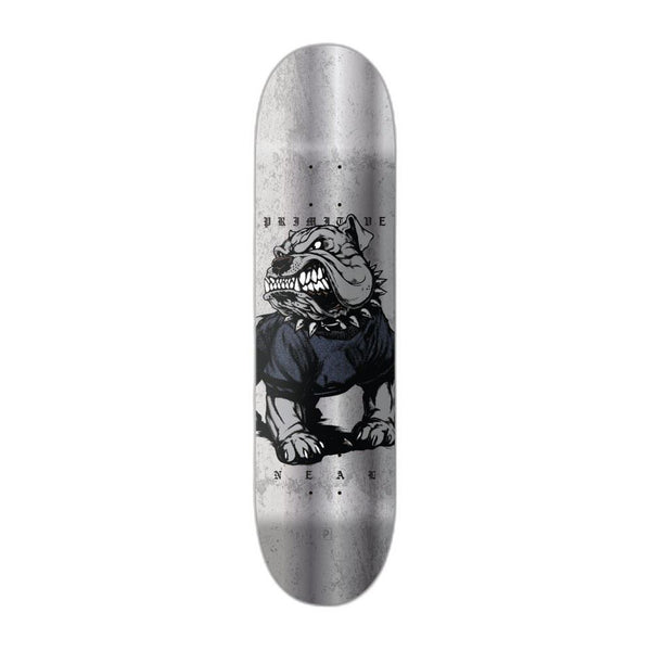 Primitive Neal Enforcer Silver Skateboard Deck - 8.125