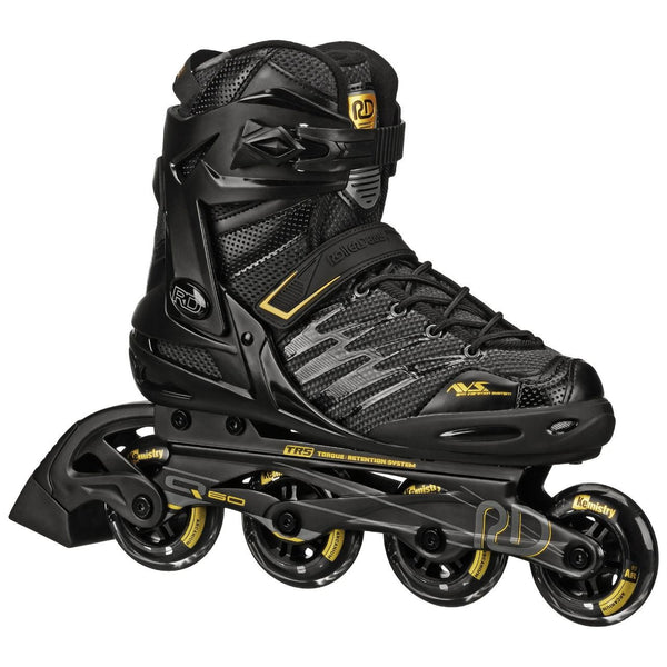 Aerio V2 Q-60 Semi Soft Black Inline Skates - Main Image