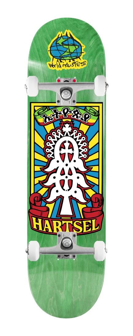 World Industries Jeff Hartsel Yout Model Popsicle Green x Venom Custom Complete Skateboard - 8.5