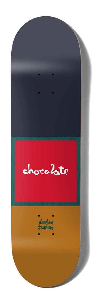 Chocolate Skateboard Red Square Jordan Trahan Skateboard Deck - 8.375" - Skatewarehouse.co.uk