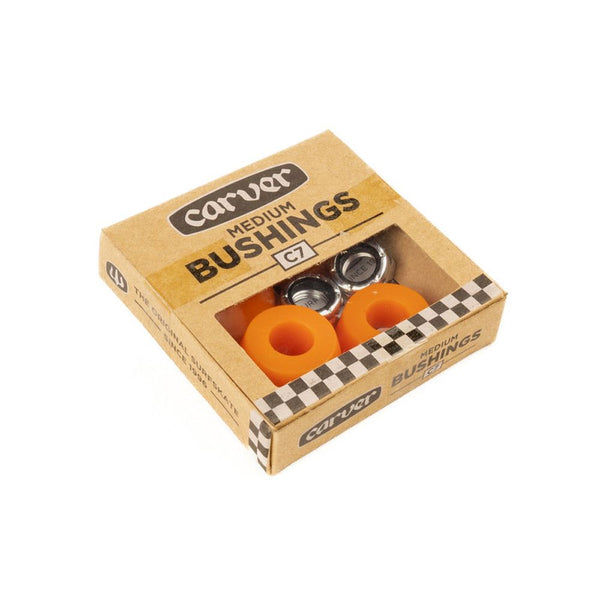 Carver Surf Skate Skateboard Medium Bushing Set 84a For C7 - Orange Glo - Skatewarehouse.co.uk