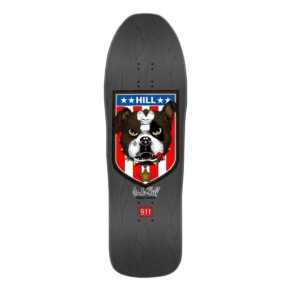Powell Peralta Frankie Hill Bulldog Skateboard Gray Stain x Skateboard Deck - 10.0
