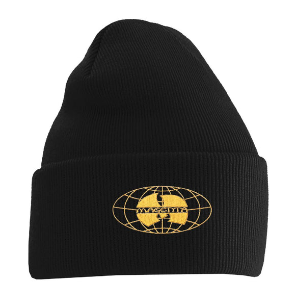Magenta Shaolin Beanie Black