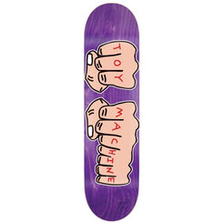 Toy Machine 'New Fists Skateboard Deck - 8.5" - Skatewarehouse.co.uk
