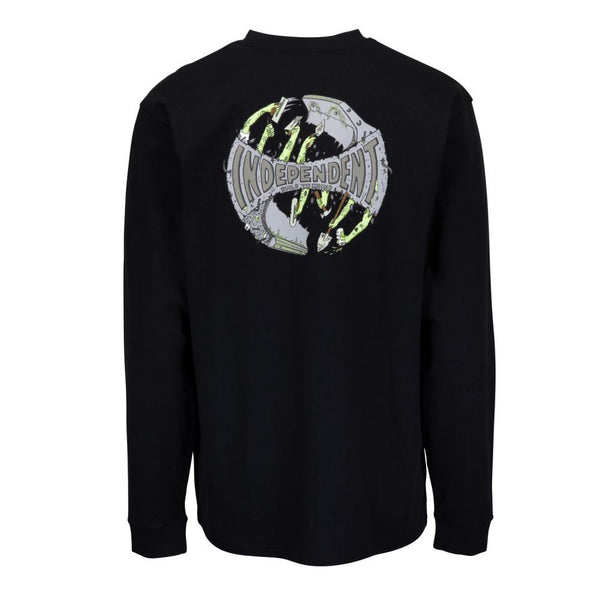 Independent Longsleeve T-Shirt Build to Grind L/S T-Shirt - Black - Skatewarehouse.co.uk