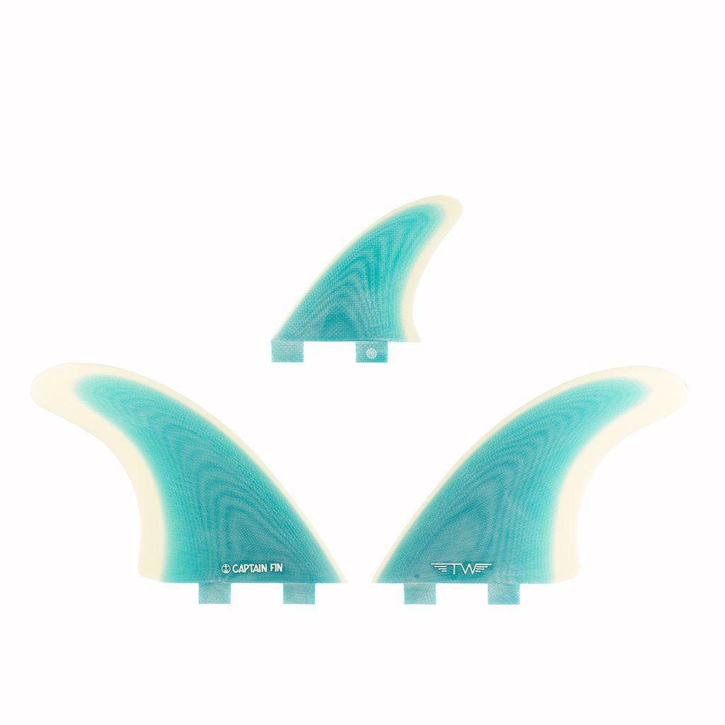 Captain Fin Co - Tyler Warren Twin Especial + Trailer - Medium - Turquoise (FCS) - M