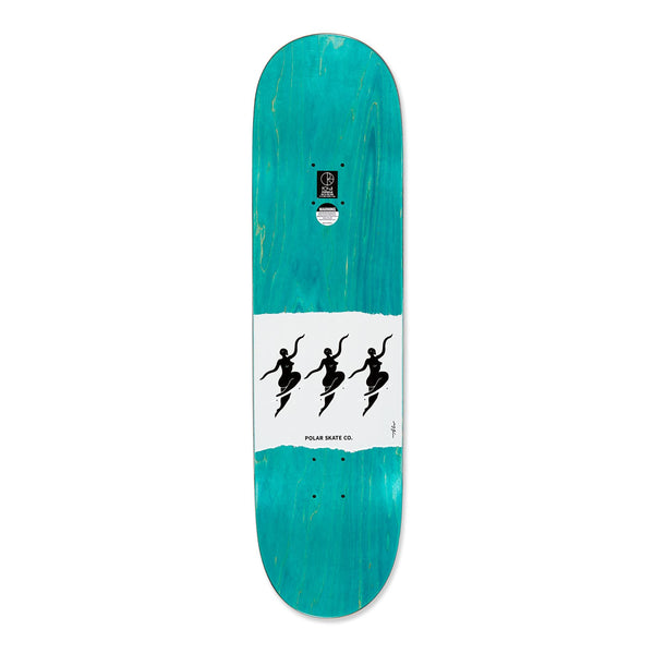 Polar Skate Co Team Model | No Complies (White) Skateboard Deck - 8.5