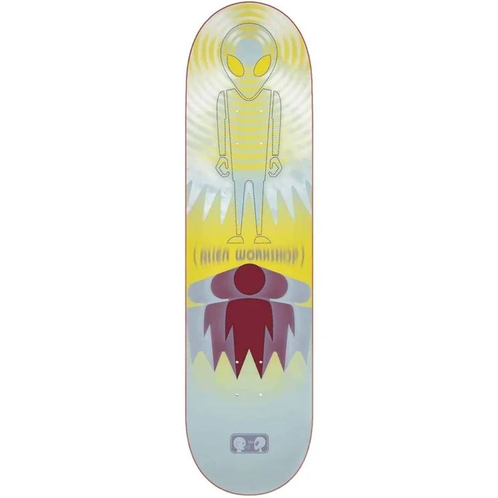 Alien Workshop Transmission White Skateboard Deck - 8.0"