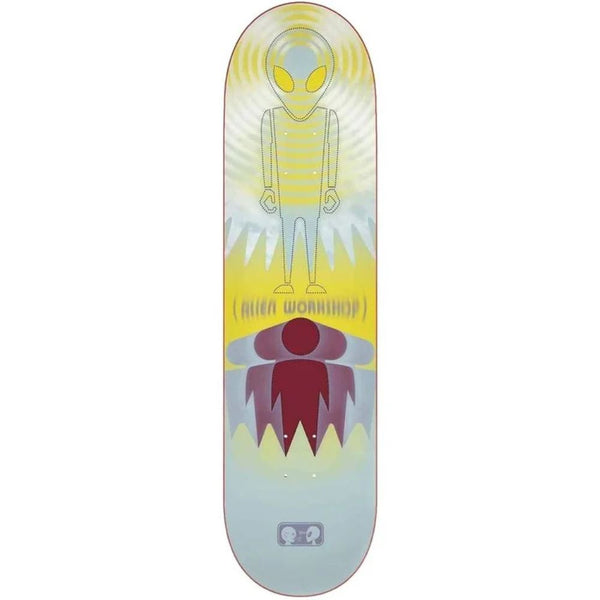 Alien Workshop Transmission White Skateboard Deck - 8.0