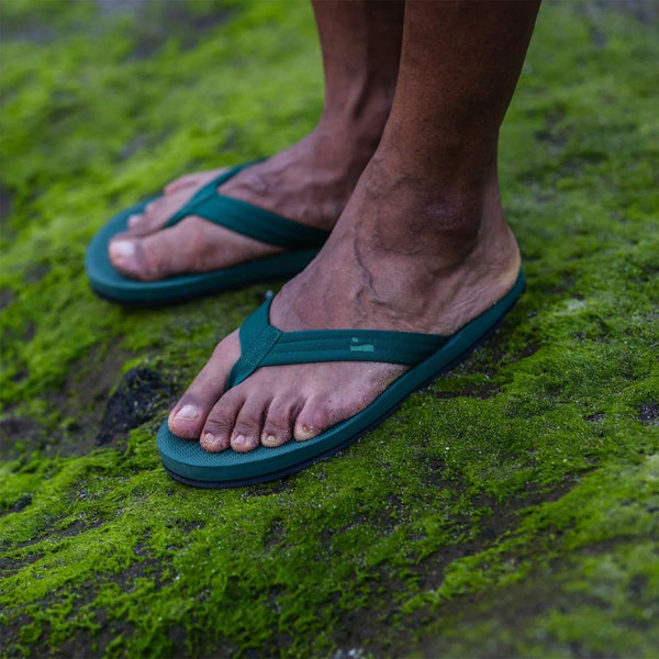 Indosole - Mens Flip Flops - Easy Living - Leaf Shoes