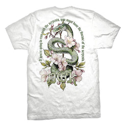 DGK Serpent Tee White - Skatewarehouse.co.uk