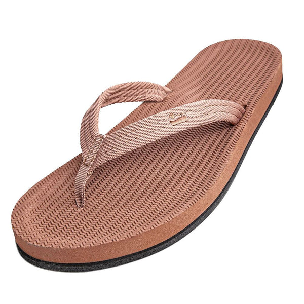 Indosole - Womens Flip Flops - Easy Living - Rust Shoes