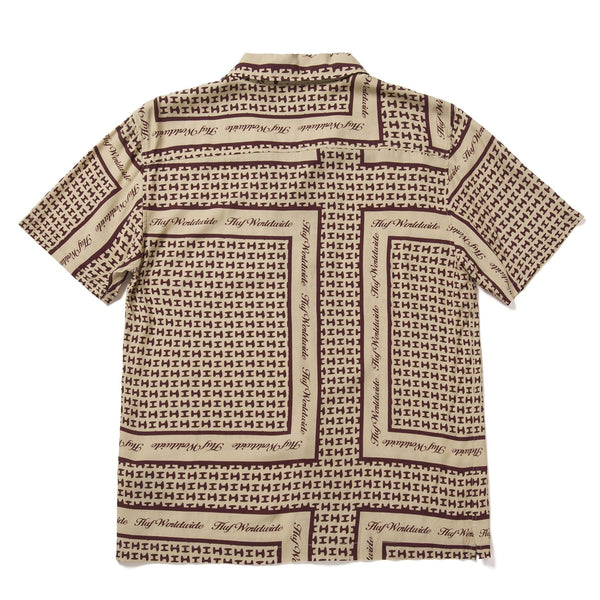 HUF Scarf S / S Resort Top (Tan) T-Shirt - S