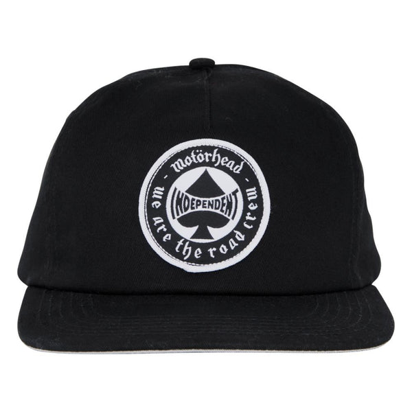 Independent Snapback Motorhead Spade Black - OS