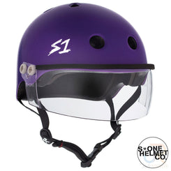 S1 Lifer Helmets inc Visor - Purple Matt
