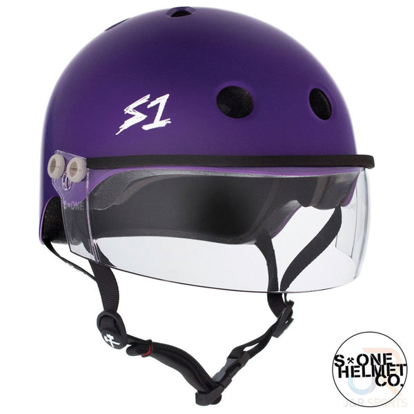 S1 Lifer Helmets inc Visor - Purple Matt