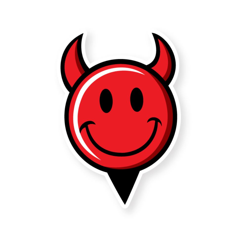 World Industries Devilman Head Die Cut Sticker - 5PK