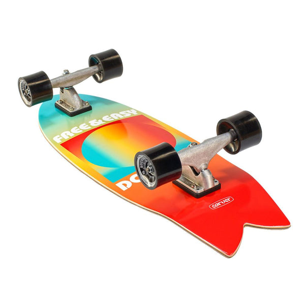 Carver Free & Easy Gradient Sun - CX Surfskate Cruiser Skateboard - 9.75