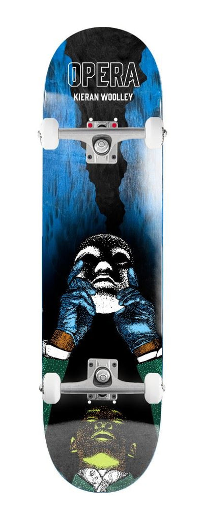 Opera Kieran Woolley Upward - EX7 Blue / Black x Venom Custom Complete Skateboard - 8.25"