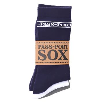 Pass~Port Hi Sox 3 Pack (Navy / White / Grey) Accessories - One Size