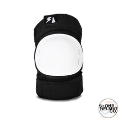 S1 Park Elbow Pads - Black w / White Caps