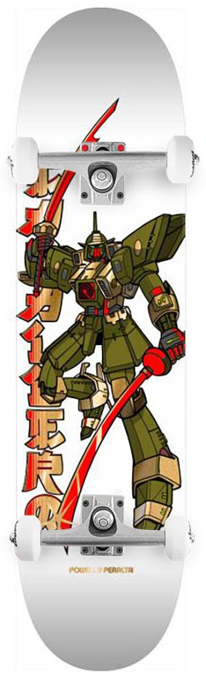 Powell Peralta Steve Caballero • Gundam • • White / Gold Foil x Venom Custom Complete Skateboard - 8.25