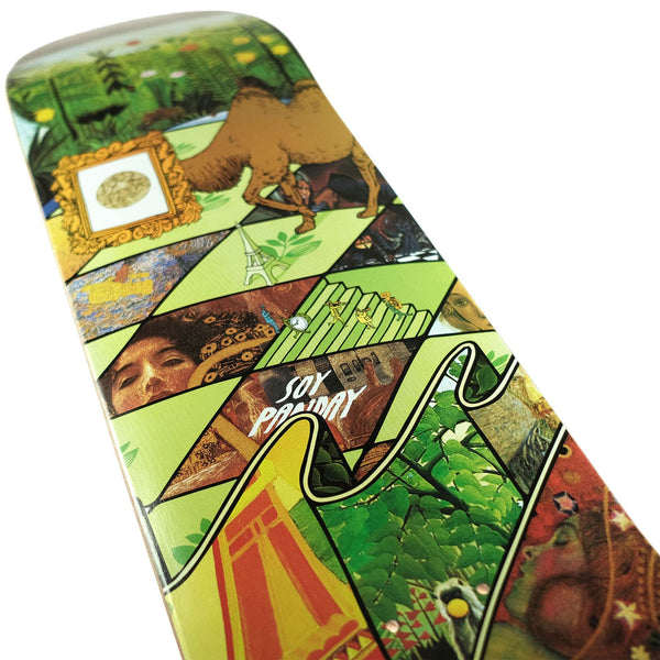 Magenta Soy Panday Museum Series (Steep)  Skateboard Deck - 7.75