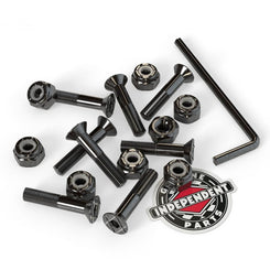 Indy Bolts Allen Black Skateboard Bolts - 7/8" - Skatewarehouse.co.uk