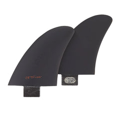 Captain Fin Co - CF Twinzer - Black (FCS) - 3"