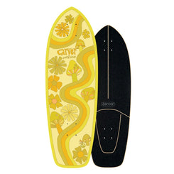 Carver Trippy Hippy - Surfskate Cruiser Skateboard Deck - 9.875" x 30.25" - Skatewarehouse.co.uk