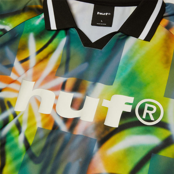 HUF x Kenny Scharf | Multitud Soccer Jersey (Multi) T-Shirt - S