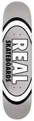 Real Team Classic Oval - True Mid (Grey) Skateboard Deck - 7.75"