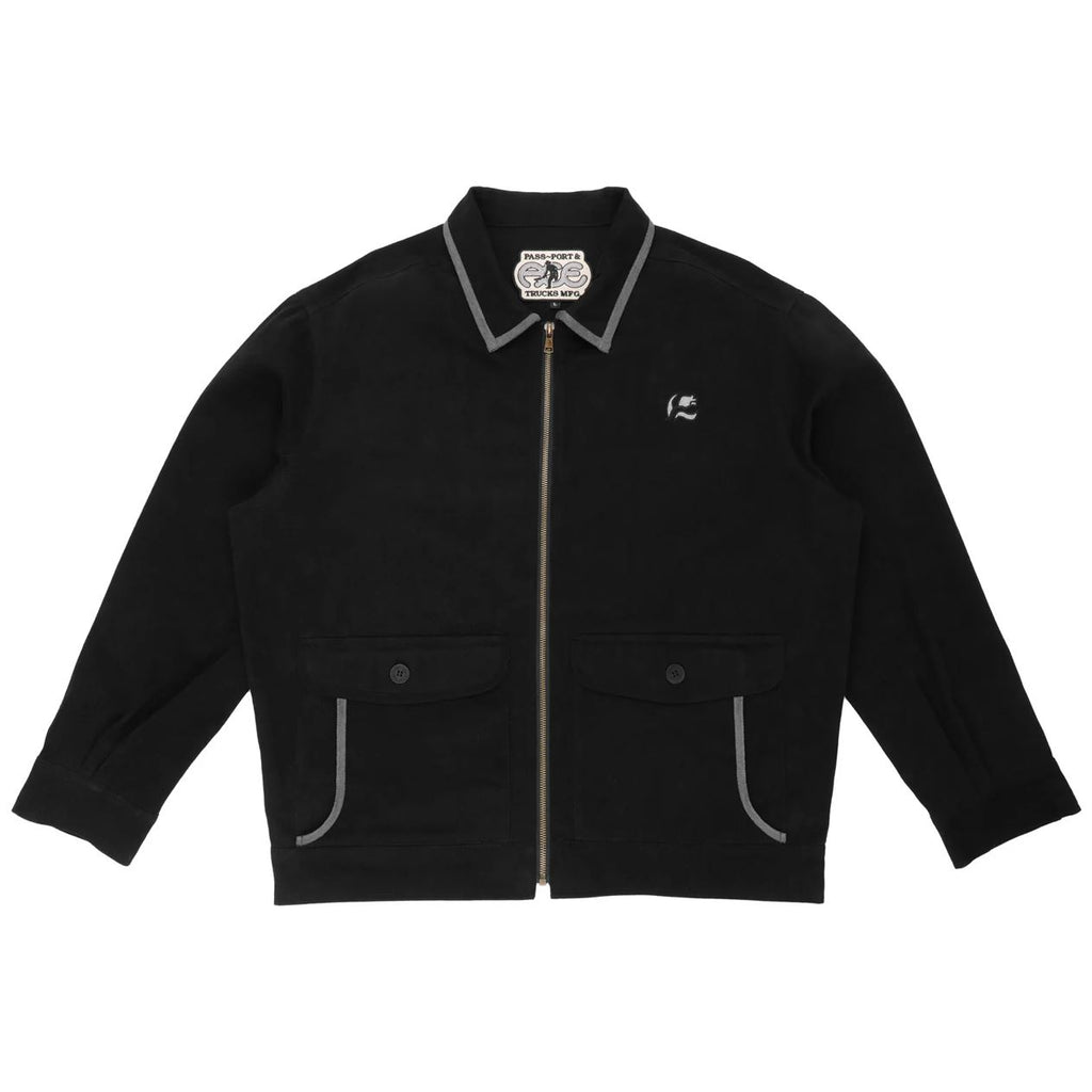 Ace x Passport 'Movers Jacket' Black - Skatewarehouse.co.uk