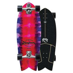 Carver ...Lost RNF Retro Tie Dye Surfskate Cruiser Skateboard C7 - 9.875" x 29.5" WB 16.5" - Skatewarehouse.co.uk