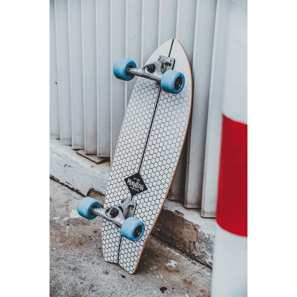 Mindless Surf Skate Fish Tail White Surfskate Skateboard 29.5