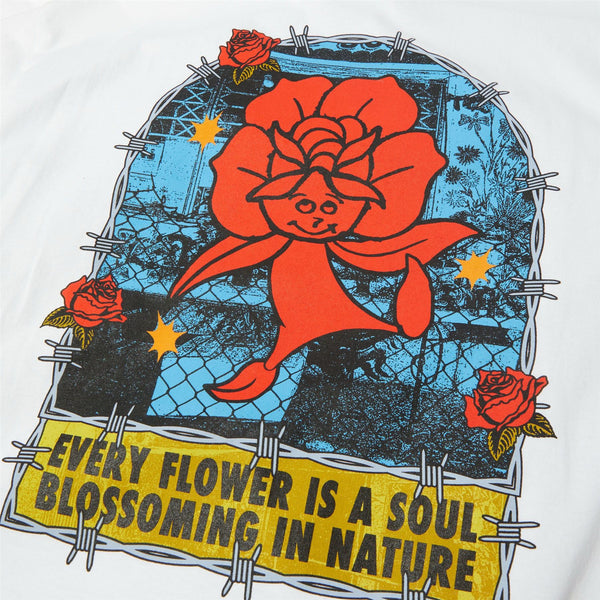 HUF Flower District SS Tee (White)