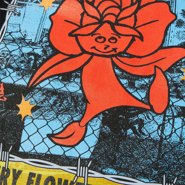 HUF Flower District SS Tee (Black)