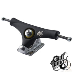 Gullwing Stalker 9.5" 50` Truck - Black Rubber/Raw (Pair) - Skatewarehouse.co.uk