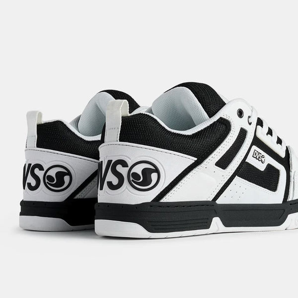 DVS Comanche Skate Shoes White Black - Skatewarehouse.co.uk