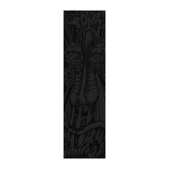 BONES WHEELS Forked Grip Tape Sheet 9" x 33" Black - Skatewarehouse.co.uk