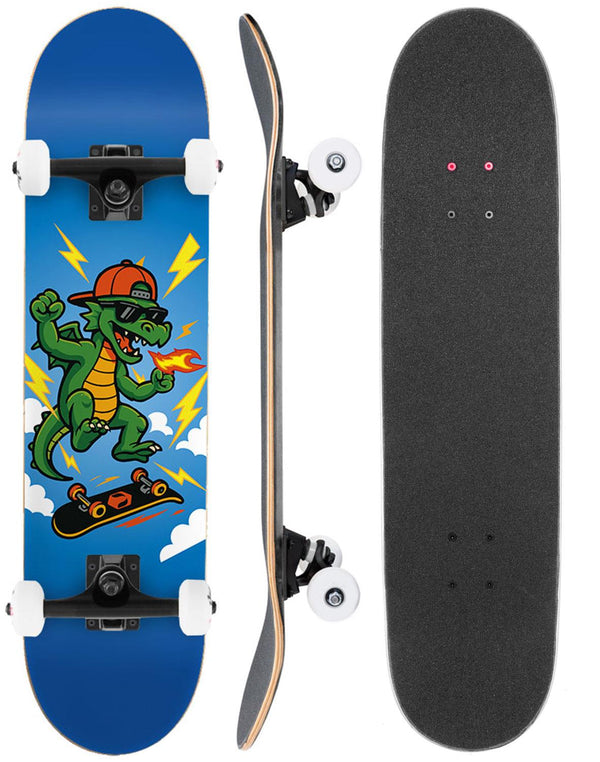 Venom My First Skateboard Kids Complete - Dragon Blue - 7.25