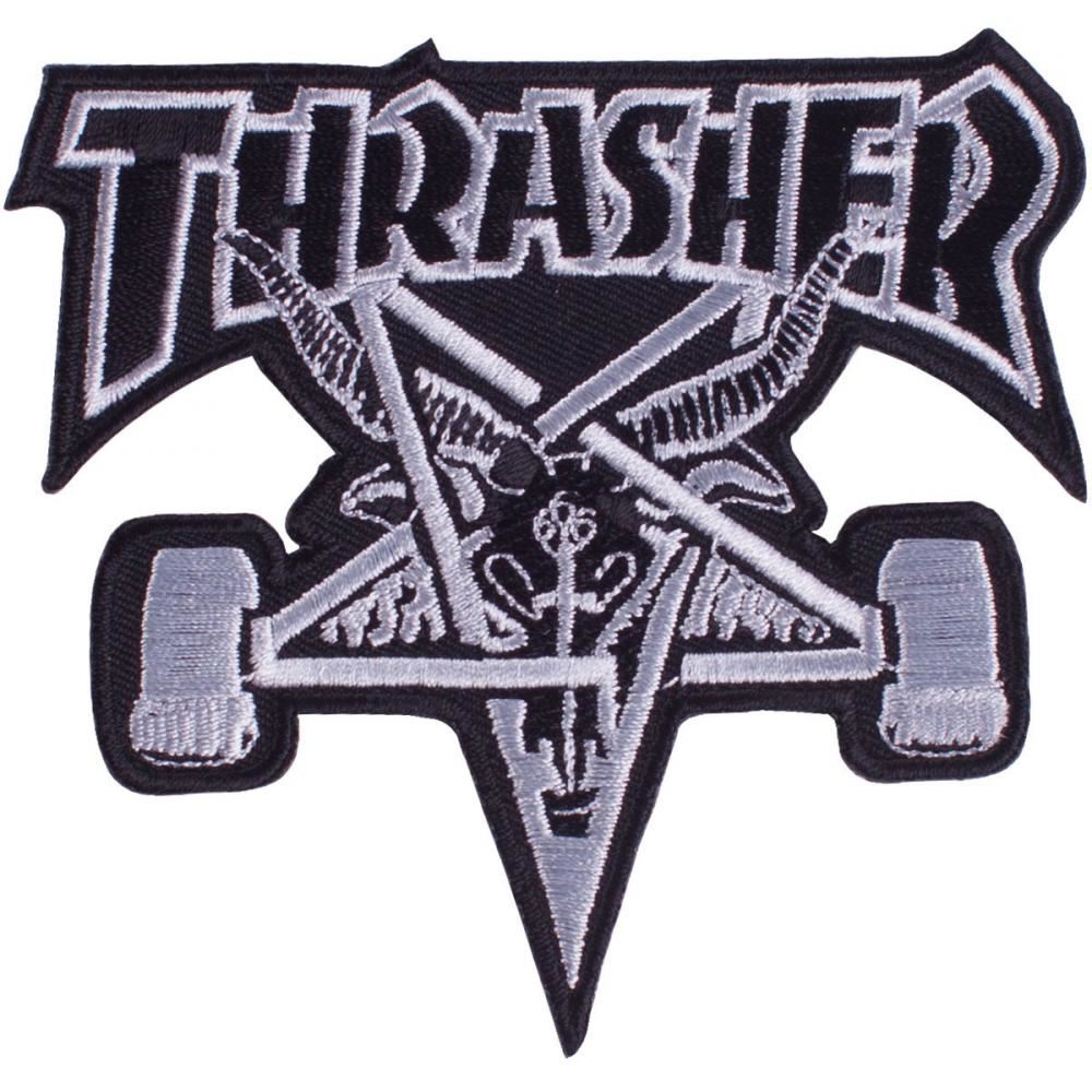 Thrasher Patch Skategoat Black / Silver - 4