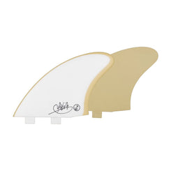 Captain Fin Co - Mikey February Twin Keel - Large - White (FCS) - L