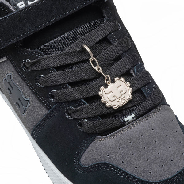 Ipath Grasshopper Black Grey Suede Shoes - Skatewarehouse.co.uk