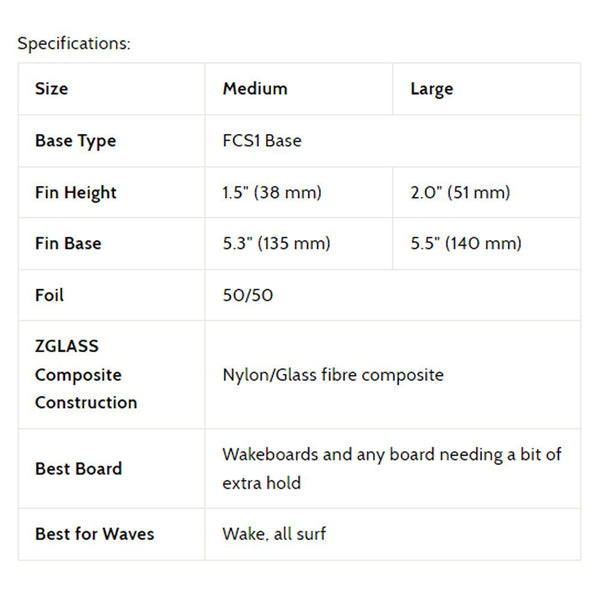 3D Fins - Switchblade - Large - Island Style (Futures)