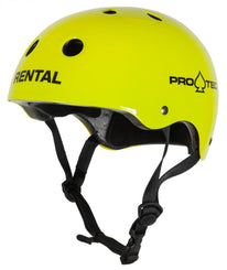 Pro-Tec Helmet Rental Classic Cert - Gloss Yellow - Skatewarehouse.co.uk