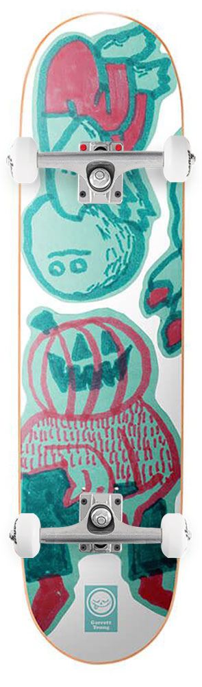 Roger Cut It Out Garret Young Medium Concave Roger x Venom Custom Complete Skateboard - 8.25" - Skatewarehouse.co.uk